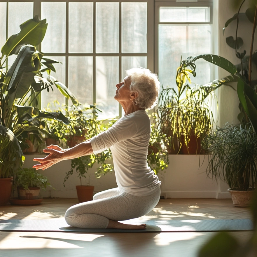 Заняття йогою для людей старшого віку